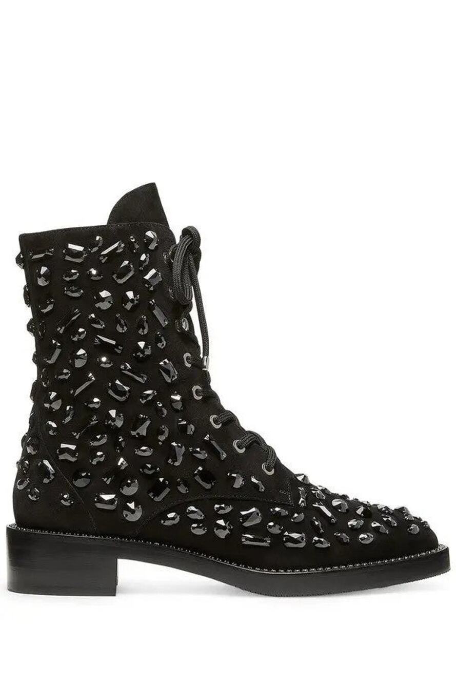 Stuart Weitzman Stardust Bootie Black - 6